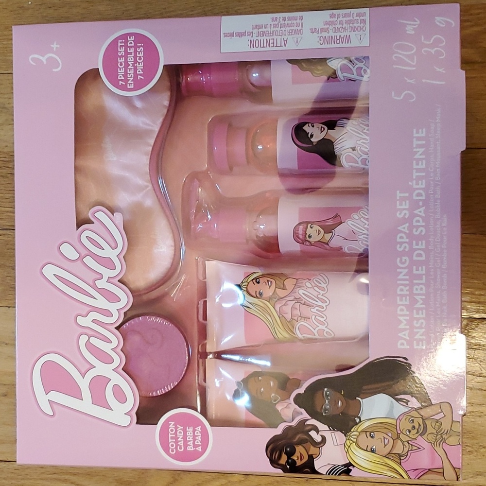 NEW BARBIE 7 piece Spa Set - Picture 1 of 5